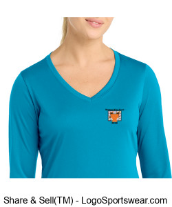 Virtual Fox Fest 2026 Women's long-sleeve v-neck t-shirt Design Zoom